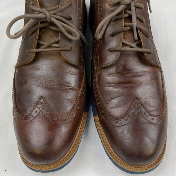 Cole Haan Men\'s Brown Dress Shoes/Oxfords Sz 10.5M SKU 4456 main image 4